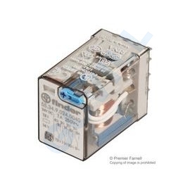 Finder Relé, miniatűr ipari dugaszolható kivitel, 24V/DC