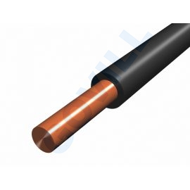 MCu 2.5mm tömör erű rézvezeték, barna (H07V-U)